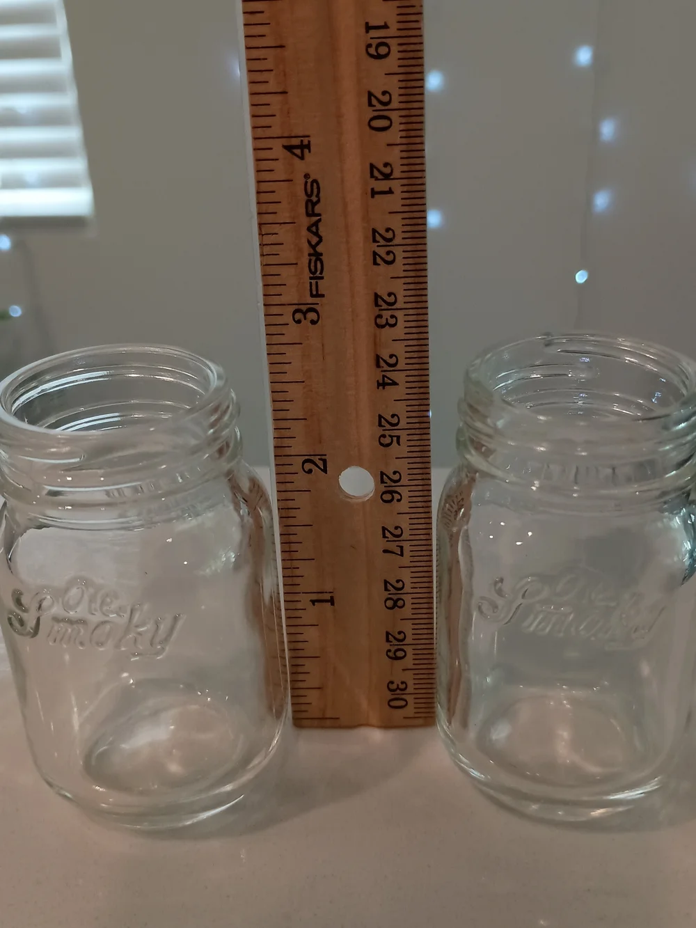Set Of 2 Pre-Owned Ole Smoky Moonshine Mason Jars Shot Glasses * 2 Oz. Each Vase